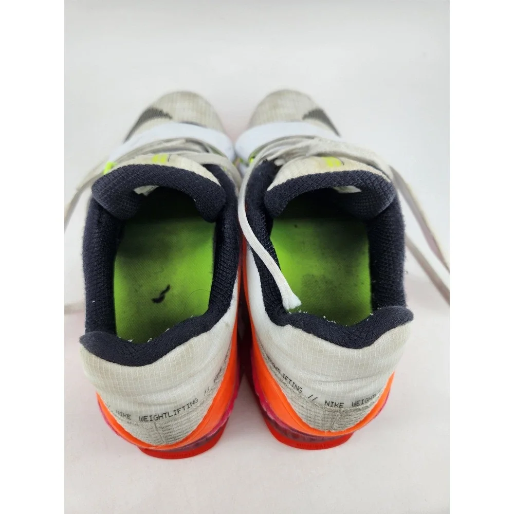 Nike Romaleos 4 SE Rawdacious Weightlifting‎ Shoes Mens 11 White/Pink DJ4487-121